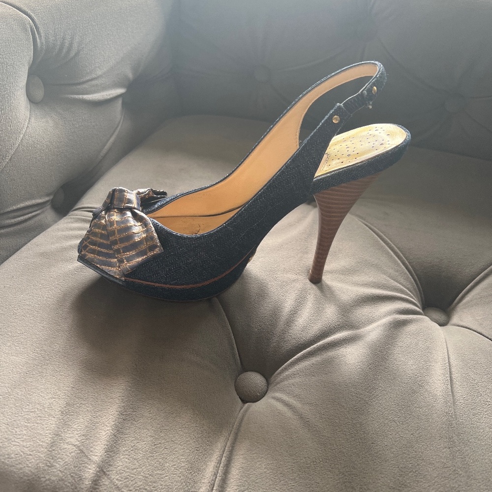Cole Haan Denim Platform pump